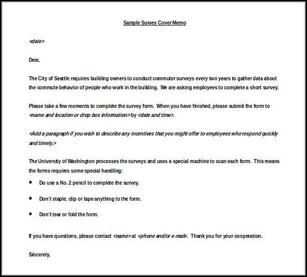Customer Satisfaction Survey Cover Letter Customer Satisfaction Survey Cover Letter