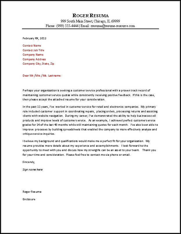 Customer Service Cover Letter Samples Free Customer Service Cover Letter Samples Free