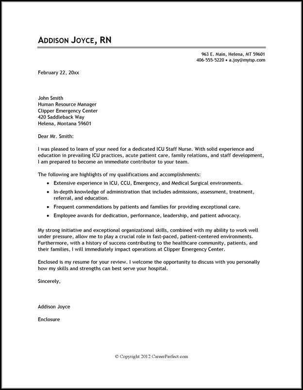 Examples Of Resumes And Cover Letters Examples Of Resumes And Cover Letters