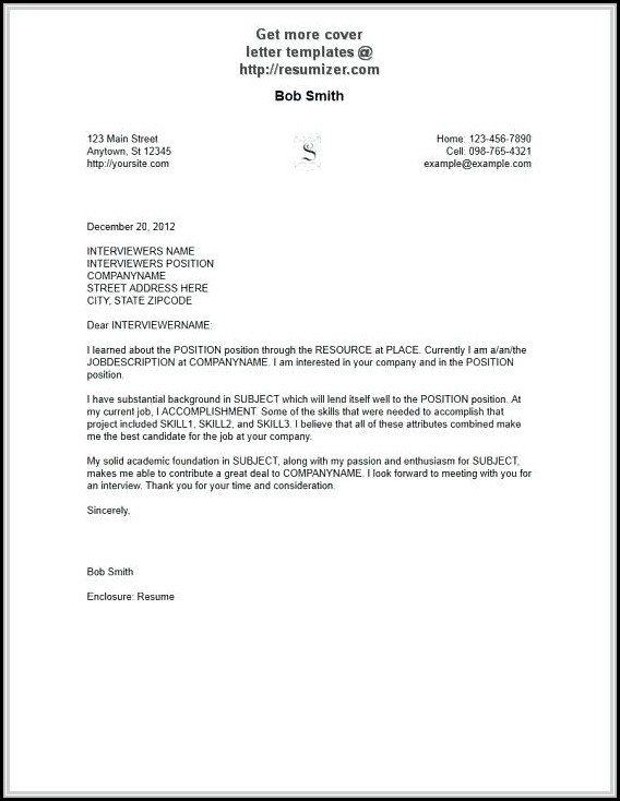 Free Printable Cover Letter Examples Free Printable Cover Letter Examples