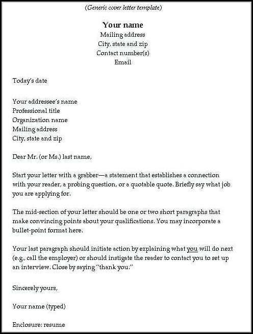 How To Prepare A Resume And Cover Letter How To Prepare A Resume And Cover Letter