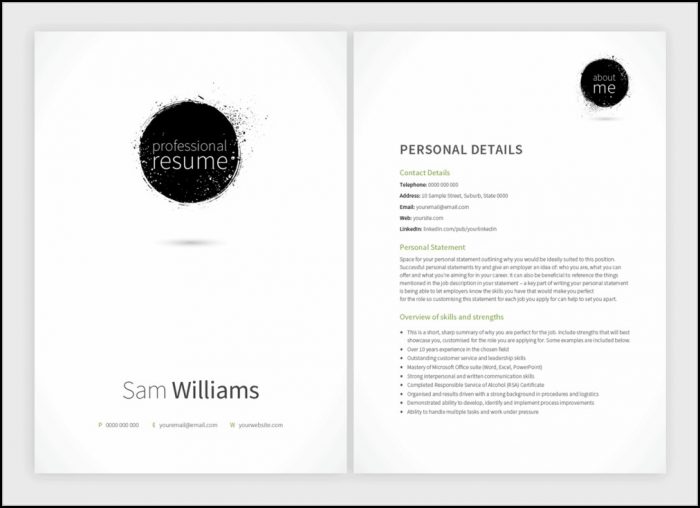 Matching Resume And Cover Letter Templates Matching Resume And Cover Letter Templates