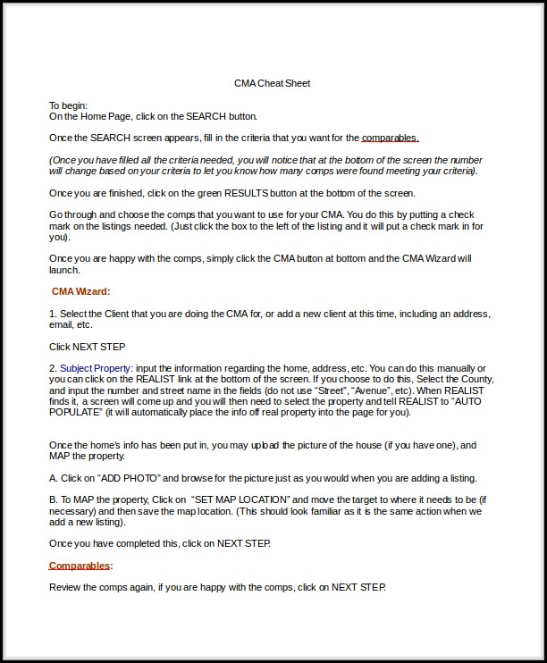 Real Estate Comparative Market Analysis Cover Letter Real Estate Comparative Market Analysis Cover Letter