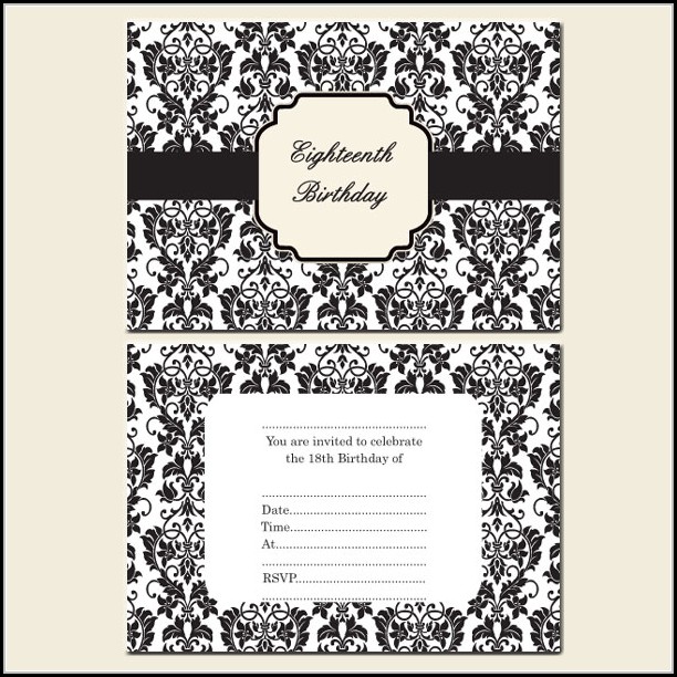 18 Birthday Invitation Templates Free 18 Birthday Invitation Templates Free