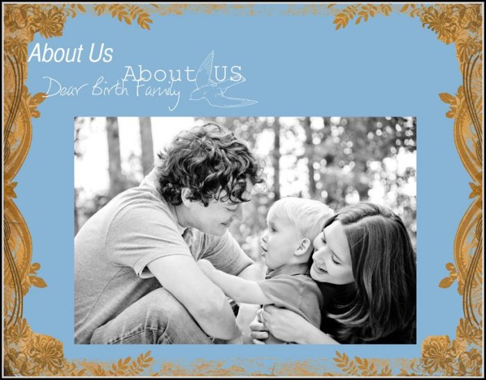 Adoption Profile Book Template Adoption Profile Book Template
