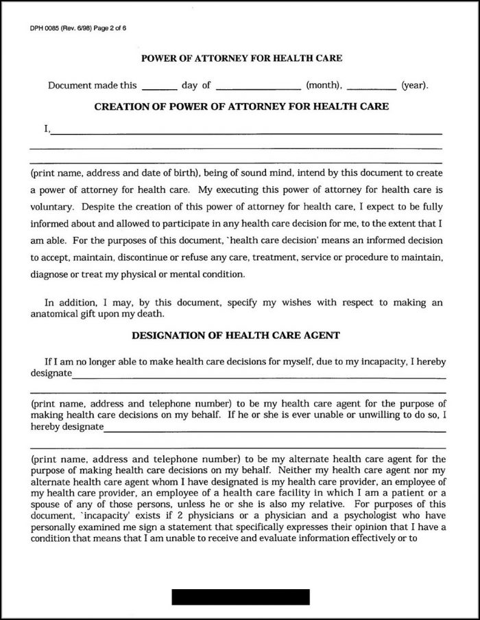 Advance Healthcare Directive Form Advance Healthcare Directive Form