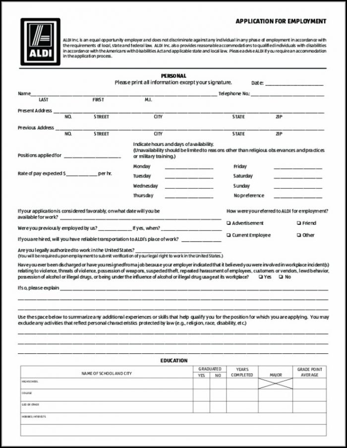 basic job application printable form architecture modern idea