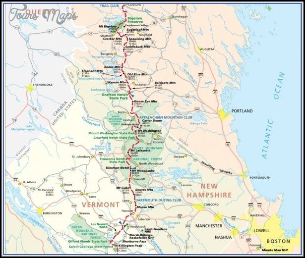 Appalachian Trail Map Virginia Appalachian Trail Map Virginia