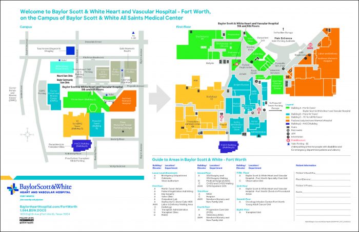Baylor Hospital Dallas Map Baylor Hospital Dallas Map