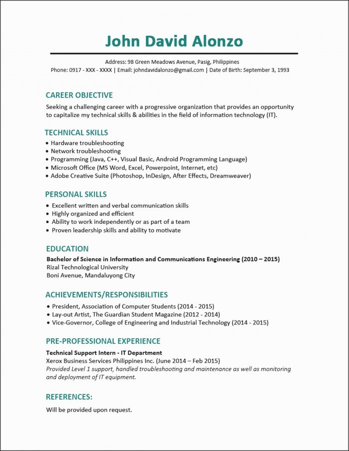 Best Free Resume Builder 2018 Best Free Resume Builder 2018
