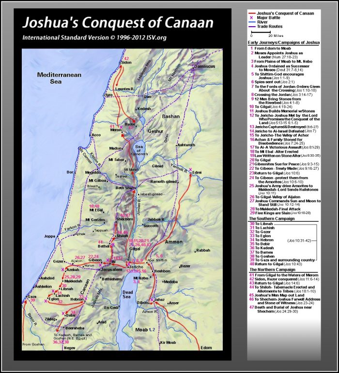 Bible Maps Old Testament Joshua Bible Maps Old Testament Joshua