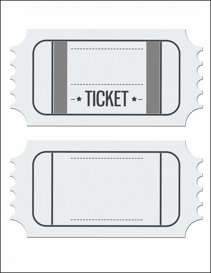 Blank Movie Ticket Invitation Template Blank Movie Ticket Invitation Template