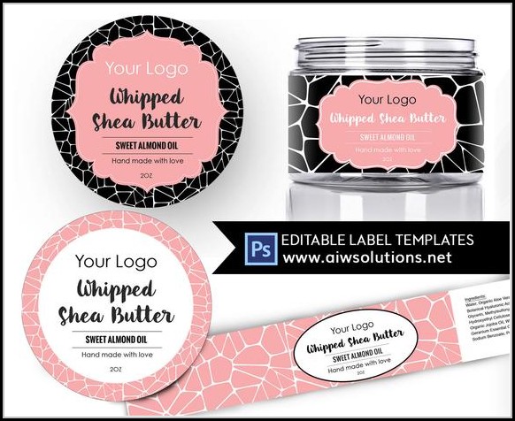 Body Butter Label Template Body Butter Label Template