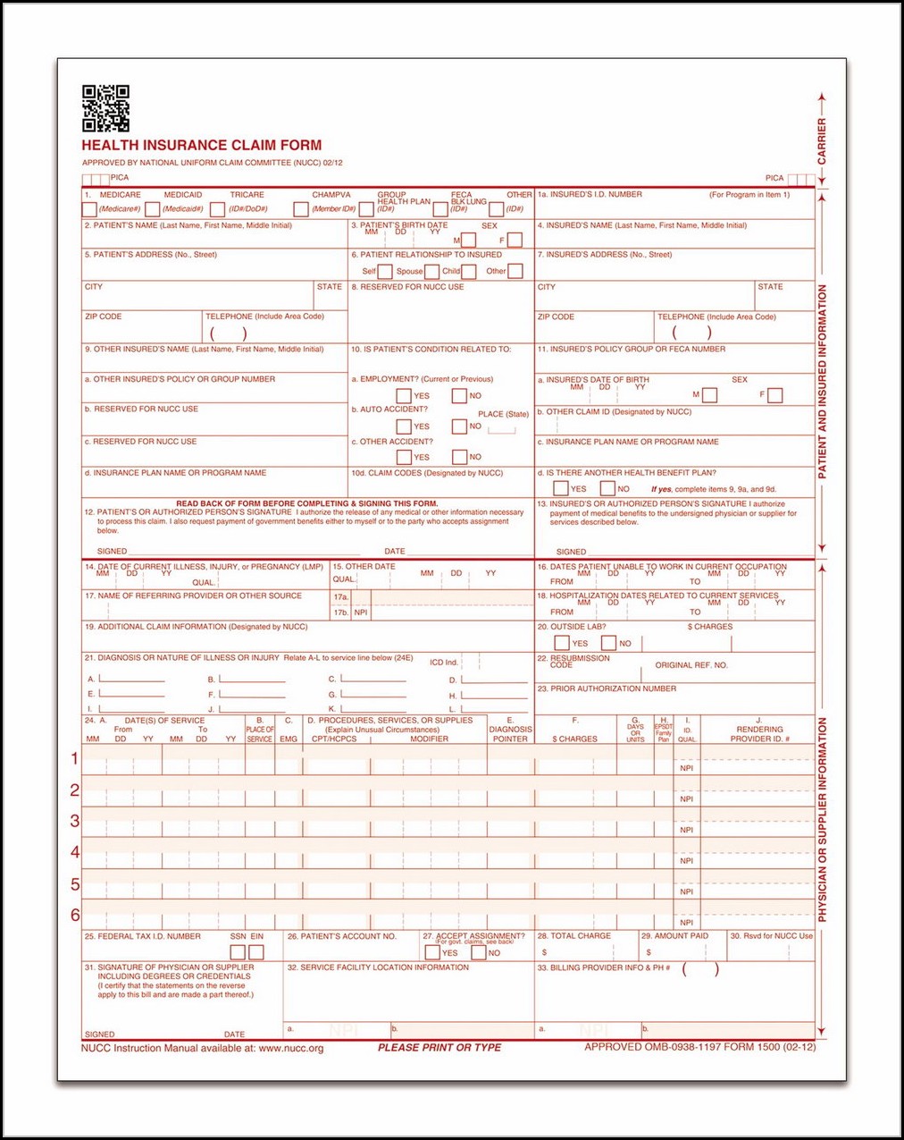 cms 1500 form printable form resume examples kdp3oxr80q