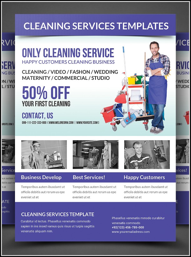 Commercial Cleaning Flyers Templates Commercial Cleaning Flyers Templates
