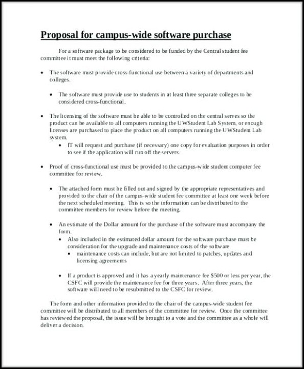 Computer Purchase Proposal Template Computer Purchase Proposal Template