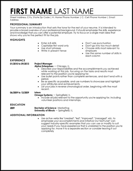 Contemporary Resume Templates Contemporary Resume Templates