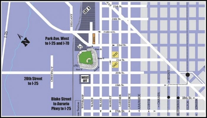 Parking Permit Template Excel 2 Resume Examples Jl10k7a82b Coors Field Parking Map