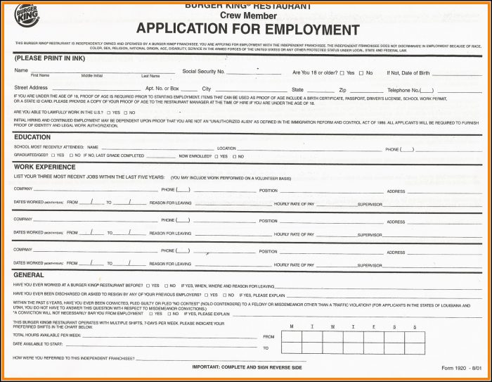 Cvs Job Application Print Out Cvs Job Application Print Out