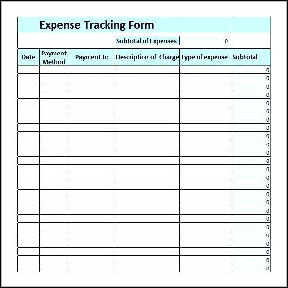 Daily Expense Tracker Excel Template Daily Expense Tracker Excel Template
