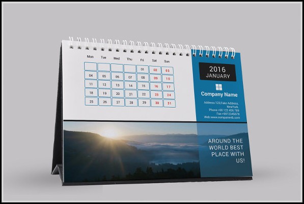 Desk Calendar Template Free Download Desk Calendar Template Free Download