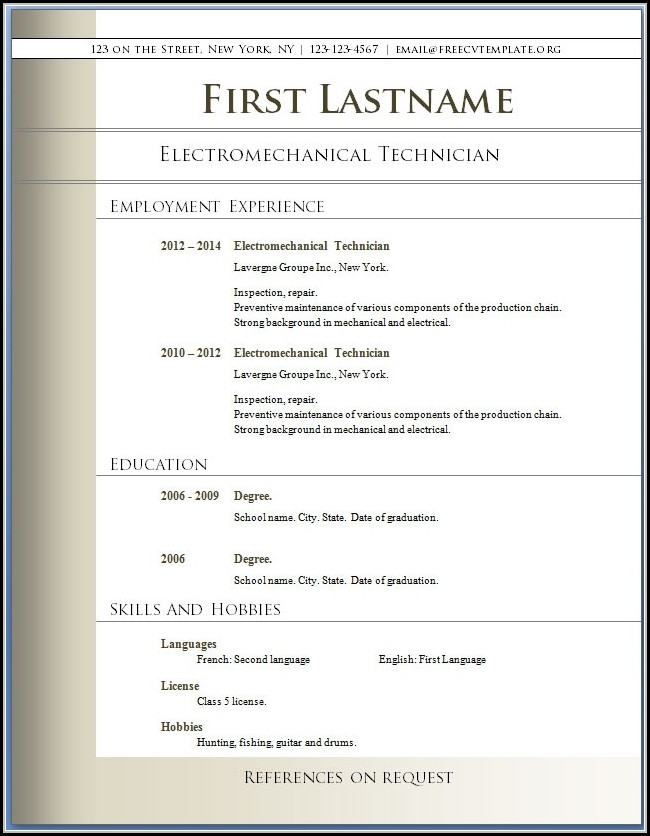 word document downloadable resume templates resume resume