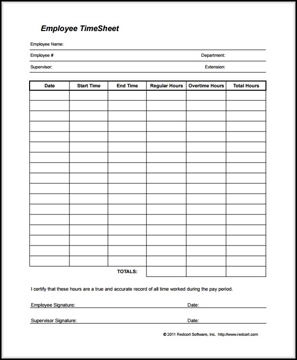 Employee Time Tracking Template Employee Time Tracking Template