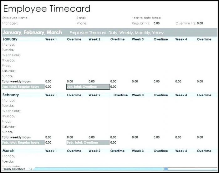Employee Time Tracking Templates Free Employee Time Tracking Templates Free