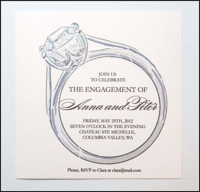 Engagement Party Invite Templates Engagement Party Invite Templates