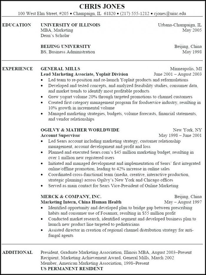 Examples Of Resumes For Marketing Jobs Examples Of Resumes For Marketing Jobs