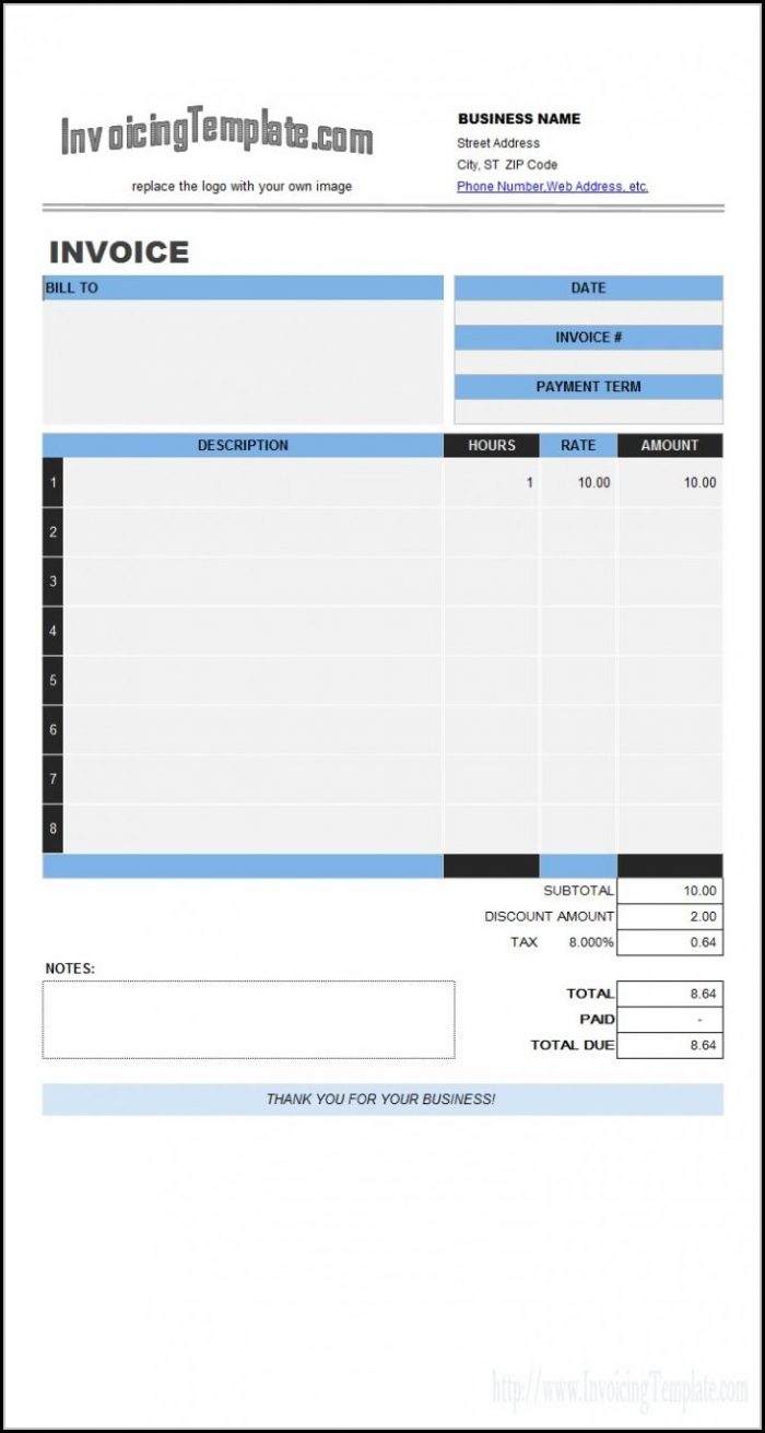 Excel Invoice Template With Automatic Invoice Numbering Free Download Excel Invoice Template With Automatic Invoice Numbering Free Download