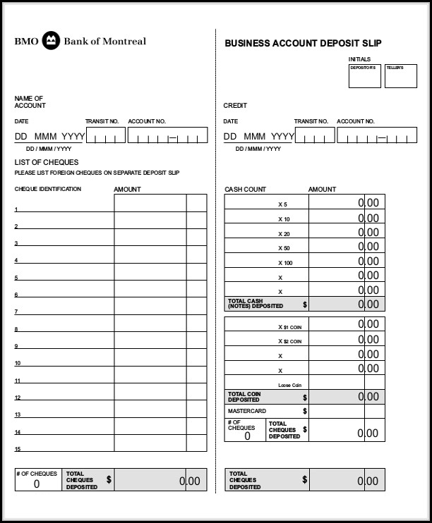 Microsoft Excel Deposit Slip Template Free Samples Examples Format Resume Curruculum