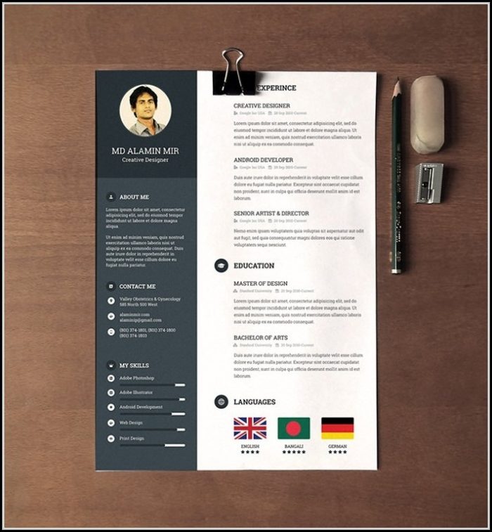 Free Creative Resume Templates Word Free Creative Resume Templates Word