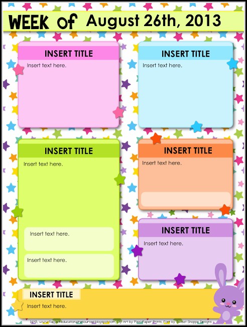 Free Editable Classroom Newsletter Templates Free Editable Classroom Newsletter Templates