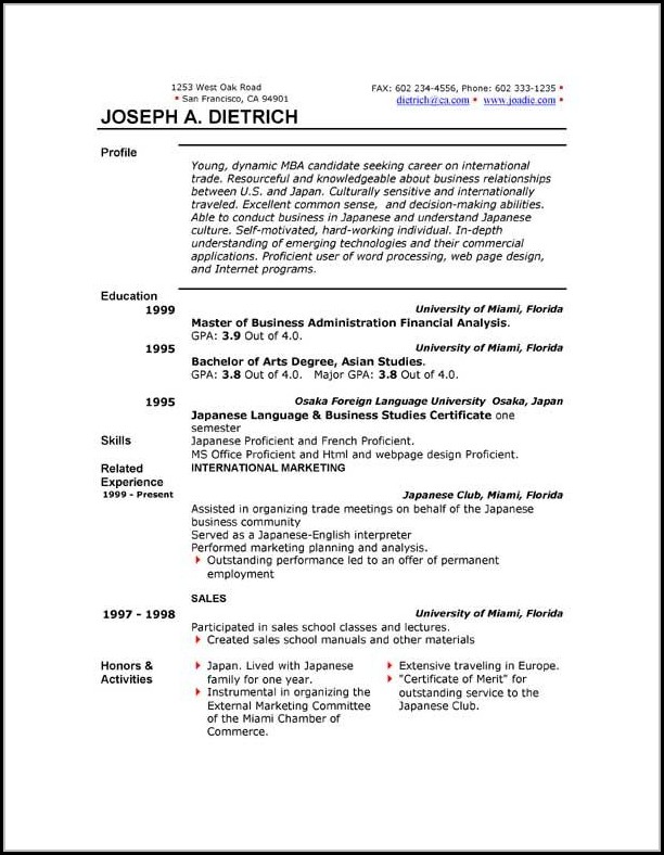 Free Functional Resume Templates Microsoft Word Free Functional Resume Templates Microsoft Word