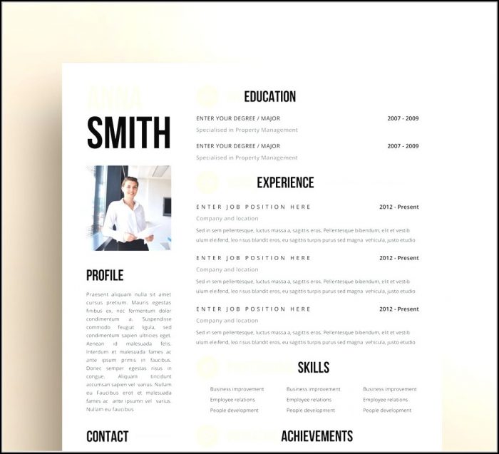 Free Modern Resume Templates Pages Free Modern Resume Templates Pages