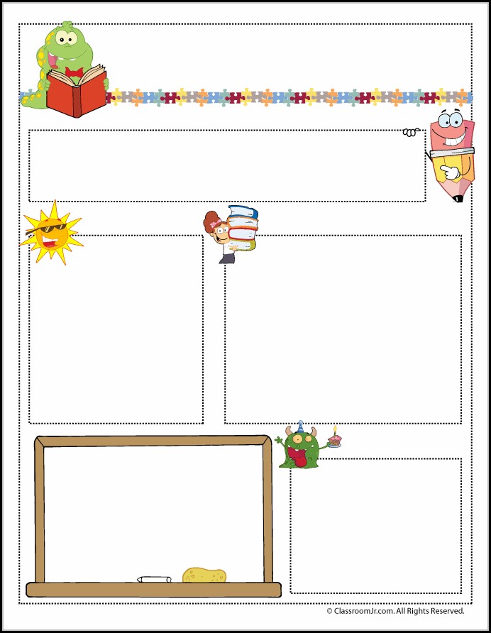 Free Printable Newsletter Templates For Teachers Free Printable Newsletter Templates For Teachers