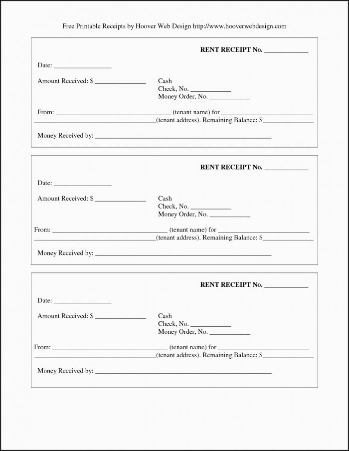 Free Printable Payment Receipt Template Free Printable Payment Receipt Template