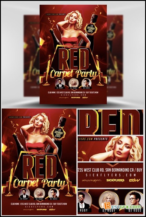 Free Red Carpet Event Flyer Template Free Red Carpet Event Flyer Template