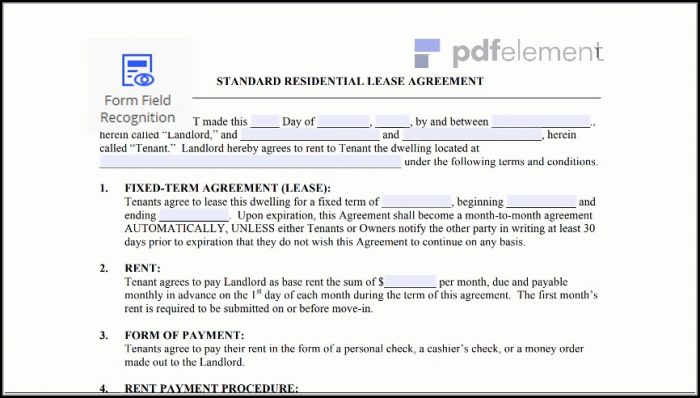 Free Residential Lease Agreement Template (17) Free Residential Lease Agreement Template (17)