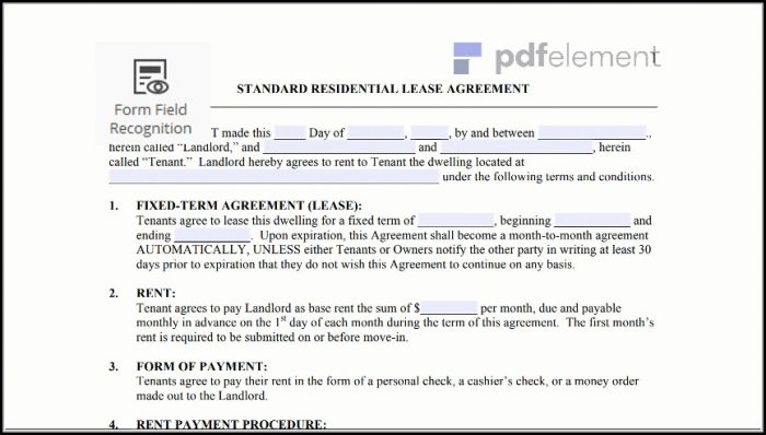 Free Residential Lease Agreement Template (8) Free Residential Lease Agreement Template (8)