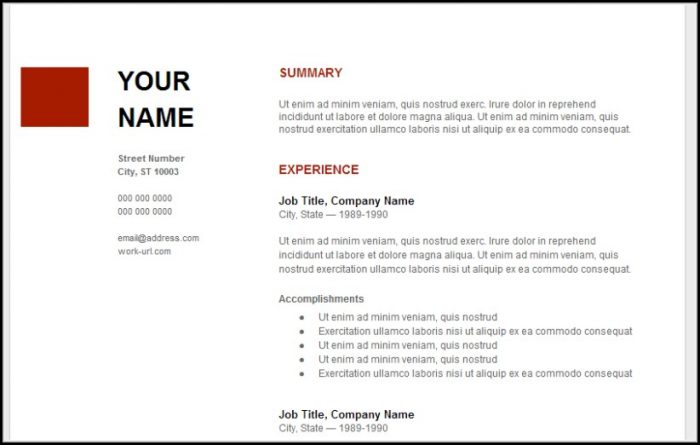 Free Resume Templates Google Docs Free Resume Templates Google Docs