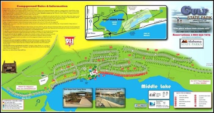 Map Of Gulf Shores State Park Map Of Gulf Shores State Park
