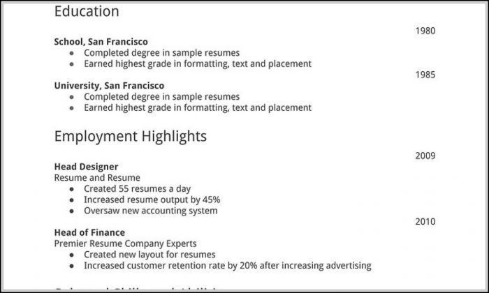 Online Resume Builder Free For Freshers Online Resume Builder Free For Freshers