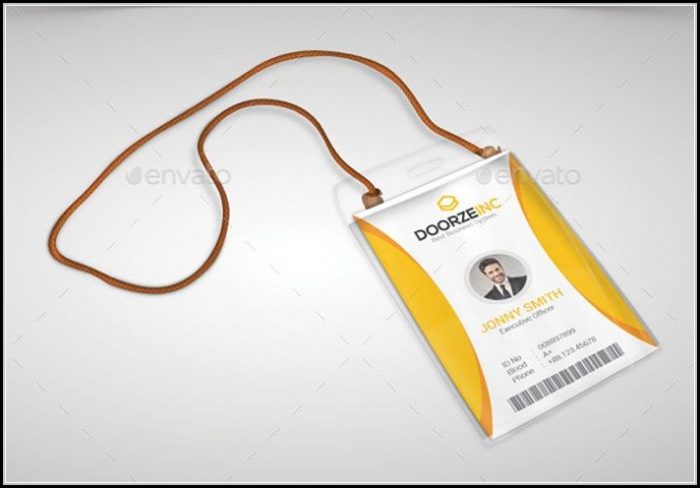 Pvc Id Card Design Template Pvc Id Card Design Template