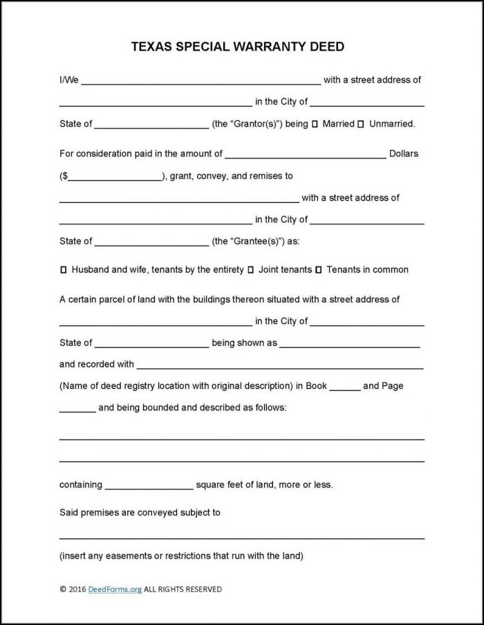 Quit Claim Deed Form Texas Tarrant County Quit Claim Deed Form Texas Tarrant County