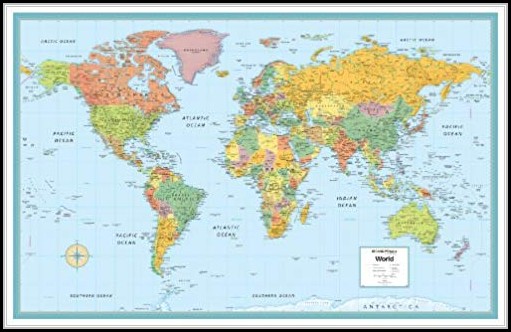 Rand Mcnally World Map M Series Rand Mcnally World Map M Series