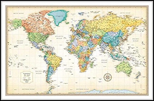 Rand Mcnally World Wall Map Rand Mcnally World Wall Map