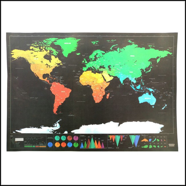Scratch Map Deluxe Travel Edition Scratch Map Deluxe Travel Edition