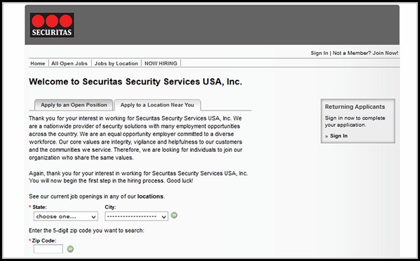 Securitas Job Application Online Securitas Job Application Online